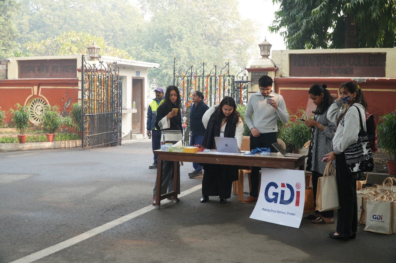 Participants and Adjudicators registering at the Registration Desk