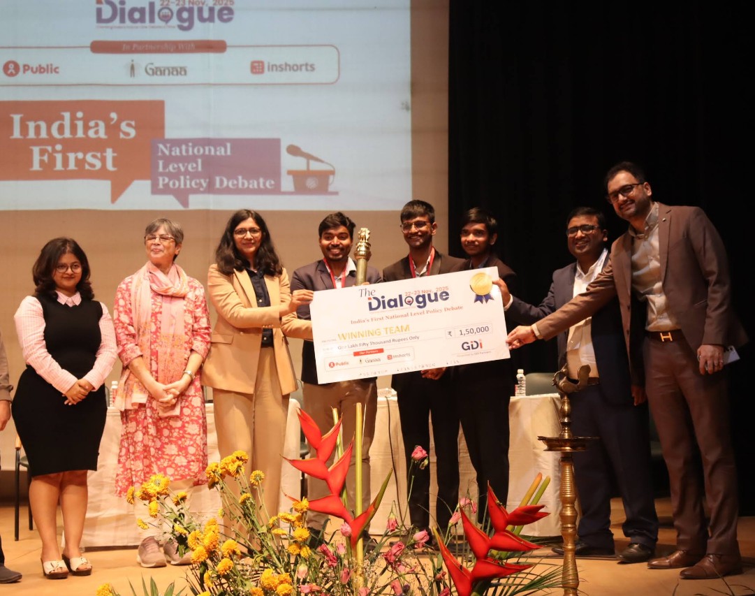 Winning Team Felicitated by Chief Guest Swati Maliwal and GDi Partners' Founder & CEO Ankur Bansal